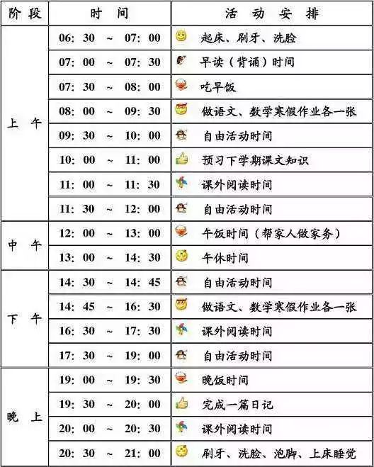 2021年學(xué)生《寒假作息時(shí)間表》，百年教育強(qiáng)烈推薦！